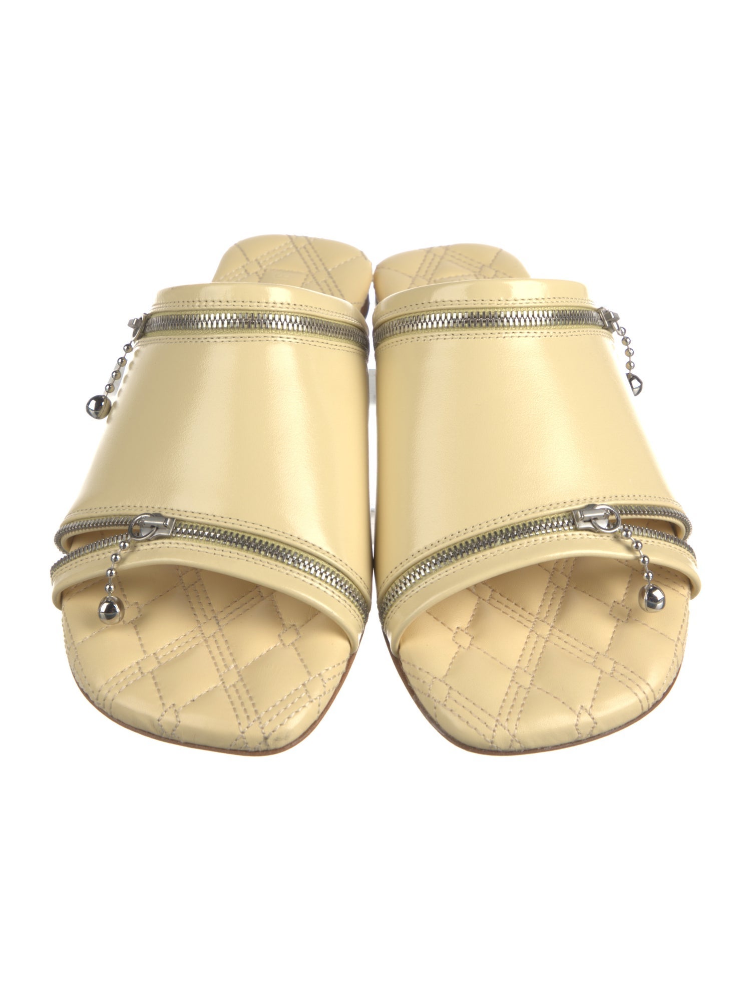 Burberry Leather Slides